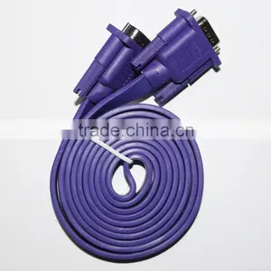 High Speed 15pin Male to Male Flat Vga Cable 8m, Computer Monitors Cable Supplier's Choice thumbnail-4