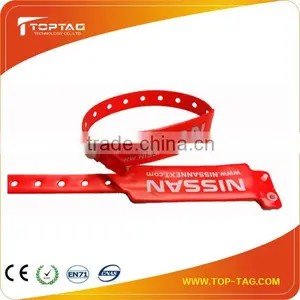 LF/HF/UHF Disposable Paper/PVC Rfid Wristband / Bracelet for Hospital thumbnail-1