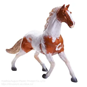 Children Present Recommended PVC Soft Safe Animal Figure Toys American Quarter Horse thumbnail-1