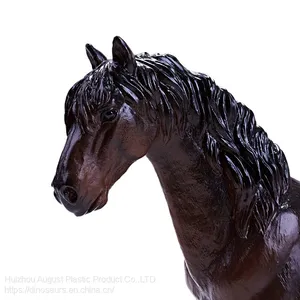 Chinese Factory Direct PVC Soft Vinyl Safe Animal Toys Customs Plastic Animal Figure Toys Friesian Horse thumbnail-5