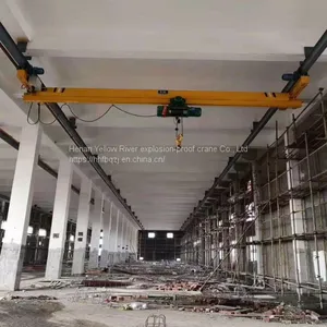 2T Span 12m Suspended Single Girder Eot Crane Remote Control Single Speed,Electric Hoist Suspension Crane thumbnail-1