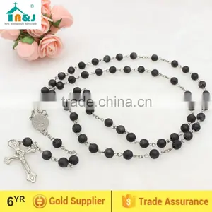 Souvenir Rosary Cheap With Metal Cross Charm thumbnail-1