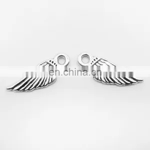 High Quality Zinc Alloy Metal Making Accessories Metal Alphabet Small Leaf Charm Pendant Jewelry thumbnail-5