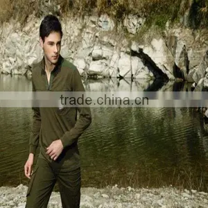 Olive Green Clothes Made in Xinxiang Garment Factory thumbnail-1