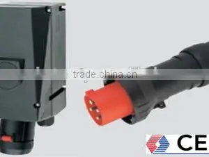 CEAG 63A 4P 380-415V Wall Socket Outlet C/w Plug thumbnail-1