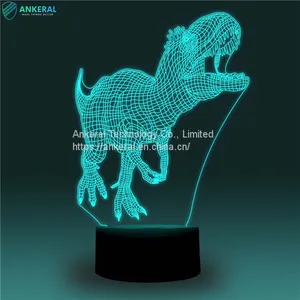 Dinosaur 3D LED Night Light APP Control 3D LED Night Lamp thumbnail-2