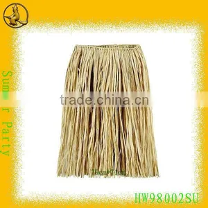 80cm Length Khaki Hula Long Skirts for Girls thumbnail-1