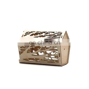 Reindeer Candle Holder Lantern Laser Cut Christmas Crafts thumbnail-1