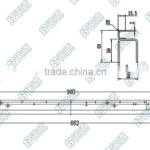 08104 Stainless Steel Edge Plate or Steeplechase Hemming thumbnail-2