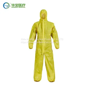 FD6-2002 Hooded Protective Coverall Type 6 Coveralls Medical Hooded Protective Coverall thumbnail-1