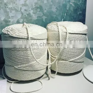 Wholesale Macrame Rolls 3mm Cotton Cord Rope 100 Meters/roll 100% Cotton Natural Cotton thumbnail-2
