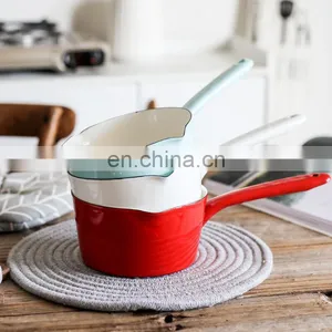 Russian Cast Iron Casserole Coffee Kettle Enamel Tea Milk Pot Set Cookware thumbnail-1