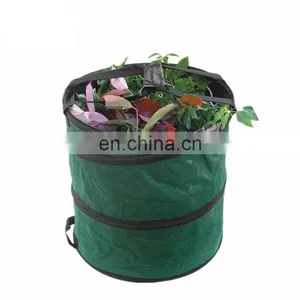 53 Gallon Collapsible Pop Up Garden Leaf Waste Bag With Zipper thumbnail-1