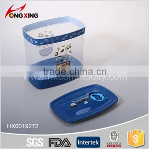 Plastic Seal Box, Rectangle Plastic Seal Canister With Lids thumbnail-2