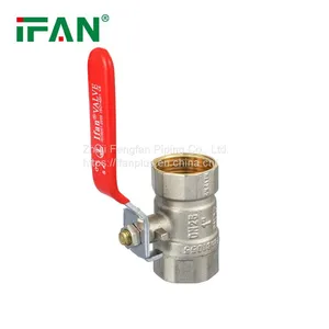 IFAN Long Handle Silver 81055 Ball Valve Brass Forging Water Ball Valve thumbnail-2