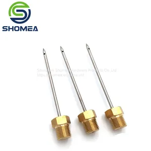 Shomea Customized Small Diameter 304/316 Stainless Steel Gas Charge Needle With Luer Lock thumbnail-1