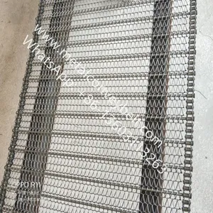 304 316 Stainless Steel Wire Mesh Chain Link Conveyor Belt Balanced Weave Wire Mesh Belts thumbnail-5