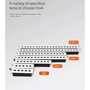No Main Light Grid Light Embedded LED Long Strip Anti Glare Spot Light Background Wall Minimalist Line Light thumbnail-1