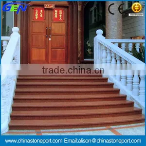 Imperial Red High Class Polished Granite Stair Steps Tiles thumbnail-1