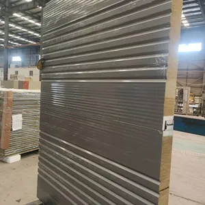 High Quality Low Price Wall pu Sealing Rockwool Sandwich Panel thumbnail-4