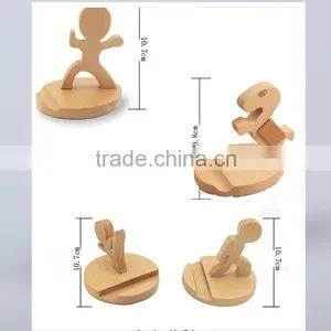 Hot Sale Handmade Wood Cell Phone Stand Wholesale Phone Stand Holder Supplier's Choice thumbnail-4