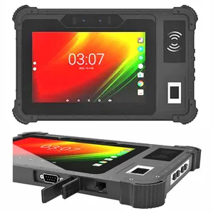 HR867 Cheapest Factory 8 Inch Android 11Rugged Tablet HR867 With Front NFC Fingerprint 2D Barcode Scanner UHF RFID SMA RS232 RJ45 Port thumbnail-4