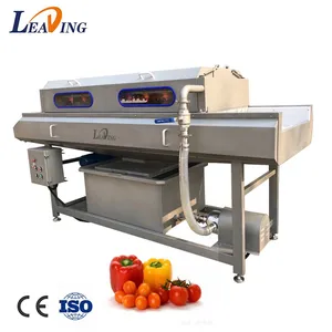 Commercial New Condition Potato Dry Cleaning Machine Fruit Vegetables Continuous Brushes Vegetable Processing Plant Farm thumbnail-1