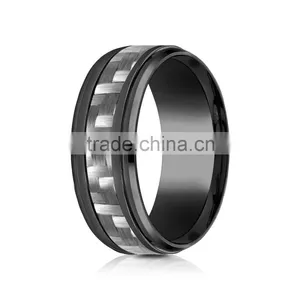 2016 New Design Titanium Black Grey Carbon Fiber Center Ring for Wholesale thumbnail-1