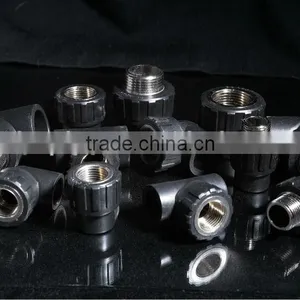 HDPE Fusion PE Water Pipe Fittings / PE Female Threaded Elbow thumbnail-2