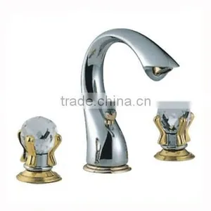 Double Handle Basin Faucet thumbnail-1