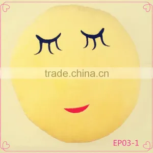 New Design Plush Stuffed Emoji Cubble Pillows for Kids thumbnail-1