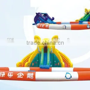 Inflatable Water Slide With Swimming Pool thumbnail-1