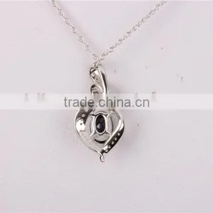 Custom 925 China Handmade Jewelry Silver Pendant Parts Wholesale thumbnail-5