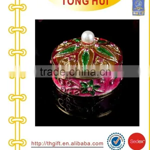 European High-grade Gold-plated Jewelry Box Painted thumbnail-1