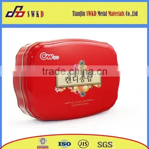 Small Cookie Tin Containers With Colorful Printing thumbnail-3
