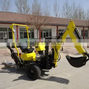 LW-7 Small Garden Tractor Backhoe thumbnail-1