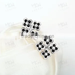Newest Fashion Petal Crystal Earring Flower Jewelry Earring thumbnail-5