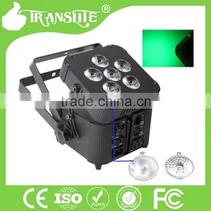 6pcs 6in1 RGBWA+UV LED Par Light for Disco Light thumbnail-1