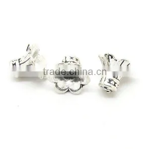 JS0954 Trumpet Shaped Metal End Caps for Jewelry or Tassels,drawstring End Caps thumbnail-1