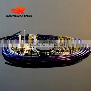 Universal 24K Gold Circle Earth Grounding Racing Cable Wire Kit Grounding Wire Kit thumbnail-1