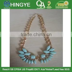Fashion Jewelry Necklace With Gold Chain Used As Collar for Ladies Dress - N1412008 thumbnail-1