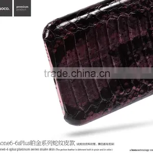 Original HOCO Luxury Shockproof Python Leather Case for IPhone 6Plus 6s Plus Platinum Series Snake Leather Back Cover MT-5777 thumbnail-5