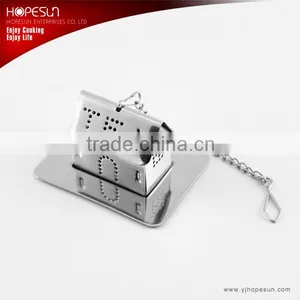 Best Sell Food Grade Frog Shape Stainless Steel Tea Strainer thumbnail-6
