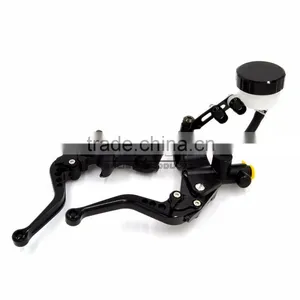 BJ-LS-006 Universal Adjustable Motorcycle Aluminum CNC Brake Clutch Lever thumbnail-2