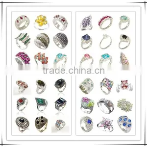 (IGC) High Quality AAA 925 Silver Rhodium Plated Created Stone Jewelry thumbnail-1