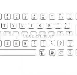 Novel Item Waterproof Metal Spanish Keyboard With Trackball thumbnail-2
