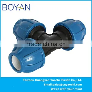 BOYAN PP Compression Quick Pipe Fittings for Irrigation Reducing Tee thumbnail-6