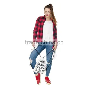 China Supplier Hot Sale Custom 3D Print Cheap Small Drawstring Bag thumbnail-2