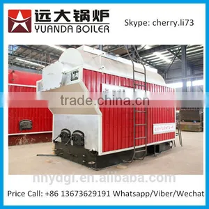 DZH2 2000KG Steam per Hour Wood Boiler Price thumbnail-2