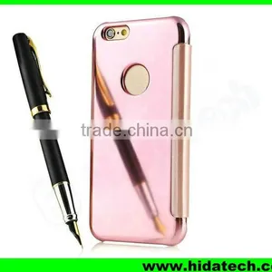 Hot Selling Smart Visible Flip Leather Phone Case for IPhone6 6s Leather Pouch thumbnail-6